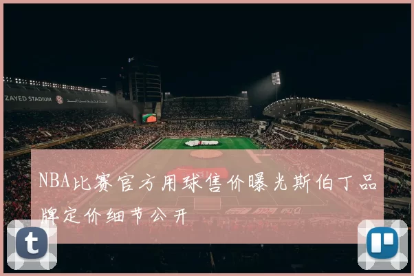NBA比赛官方用球售价曝光斯伯丁品牌定价细节公开