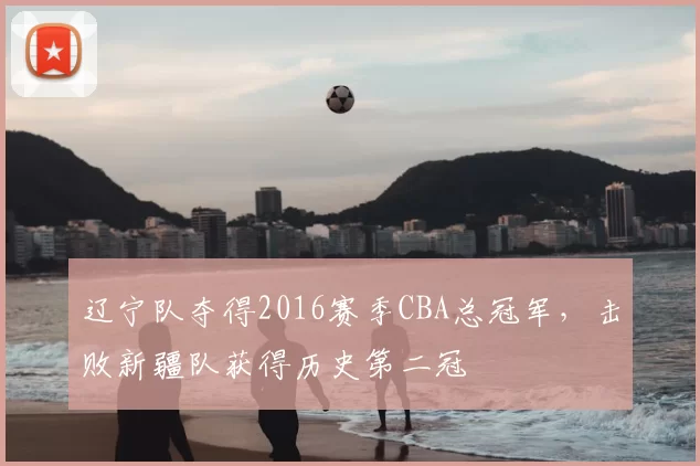 辽宁队夺得2016赛季CBA总冠军，击败新疆队获得历史第二冠